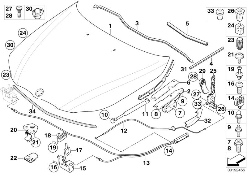 Perno de masa OEM 07147145080 para BMW E60, E61 520d. Compatible con versiones manuales y automáticas de motores M47 y N47. Original BMW.