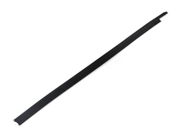 Sellado de canaleta de la ventana exterior izquierda para BMW E30 (OEM 51221913069). Original BMW.