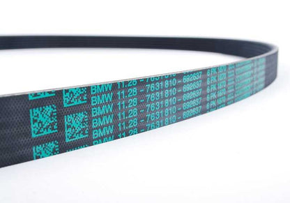 Striated Trapezoidal Correa 11287631810 for BMW E81, E82, E87, E88, E46, E90, E91, E92, E93, E60, E84, E83, E85. Original BMW.