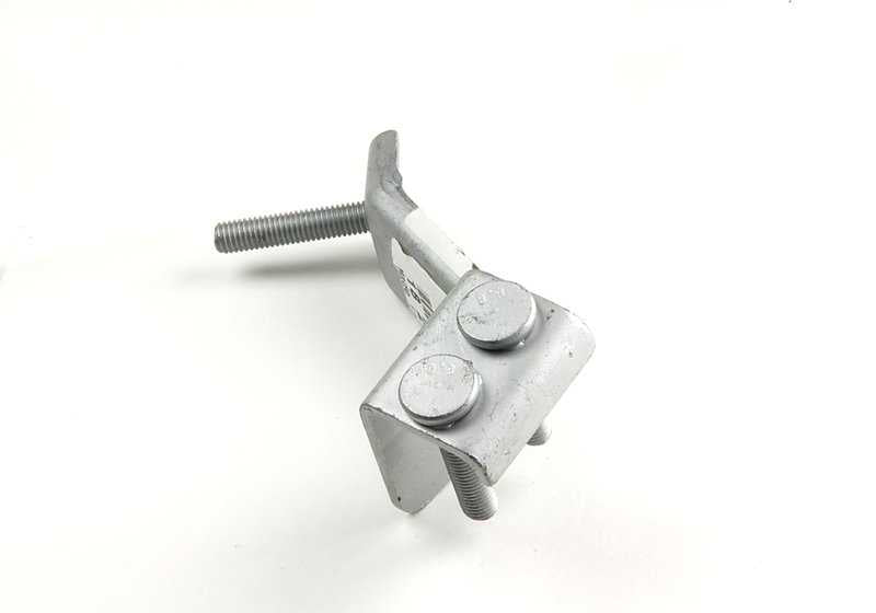 Soporte de escape izquierdo OEM 18211704253 para BMW E38. Original BMW.