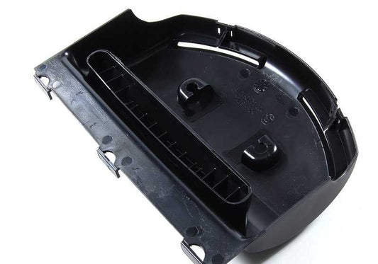 Tapa central interior negra OEM 51718173204 para BMW Serie 3 E36. Pieza original BMW.