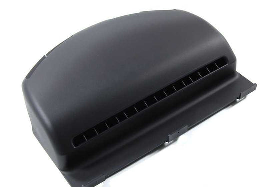 Tapa central interior negra OEM 51718173204 para BMW Serie 3 E36. Pieza original BMW.