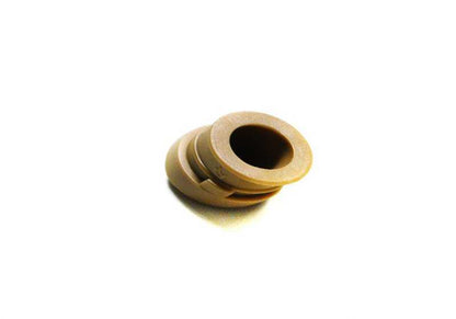 Tapa derecha del tirador de puerta OEM 51418172026 para BMW E36 (318i, 320i). Color beige. Recambio original BMW.