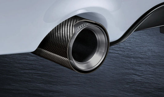 Embellecedor de escape M Performance carbono OEM 18305B7A430 para BMW F22, F23, F30, F31, F34, F32, F33, F36, F10, F11, F06, F12, F13. Original BMW. Mejora el aspecto del tubo de escape con estilo deportivo.