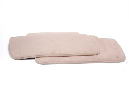 Alfombrillas exteriores velours beige OEM 51478266754 para BMW Serie 3 E46 (325i xDrive, 330d xDrive). Original BMW.