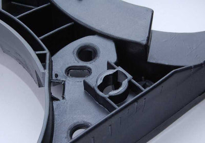 Soporte de faro izquierdo OEM 63121378325 para BMW E34, E32. Original BMW.