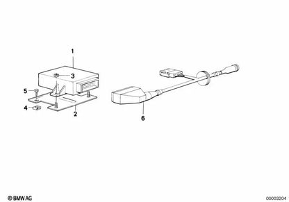 Tornillo de chapa hexagonal para BMW Serie 3 E30, E36 Serie 6 E24 (OEM 07119916948). Original BMW.