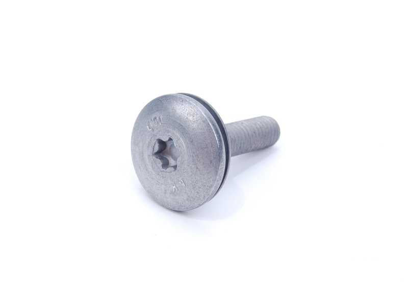 Countersunk screw for BMW E60, E60N, E61, E61N 5 Series, F07N, F10, F10N, F11, F11N, F18, F18N, E63, E63N, E64, E64N, F06, F06N, F12, F12N, F13, F13N 6 Series, E65, E66, F01, F01N, F02, F02N Series 7 (OEM 07147072901). Genuine BMW.