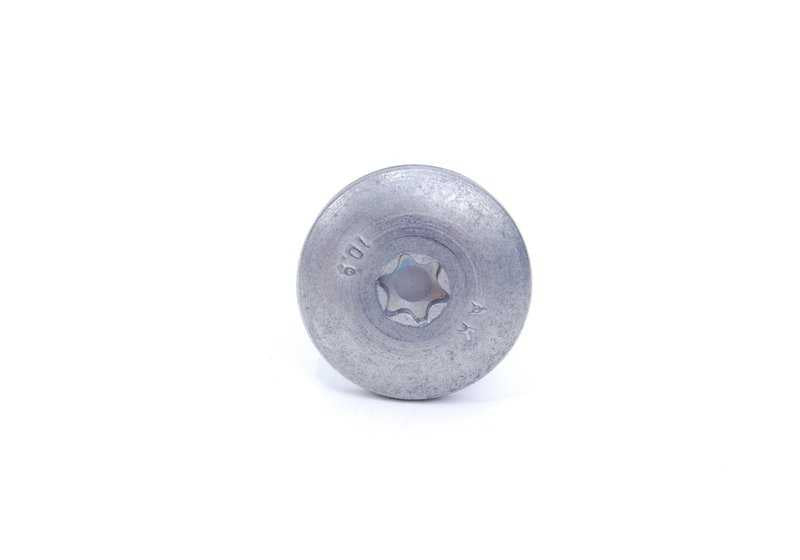 Countersunk screw for BMW E60, E60N, E61, E61N 5 Series, F07N, F10, F10N, F11, F11N, F18, F18N, E63, E63N, E64, E64N, F06, F06N, F12, F12N, F13, F13N 6 Series, E65, E66, F01, F01N, F02, F02N Series 7 (OEM 07147072901). Genuine BMW.