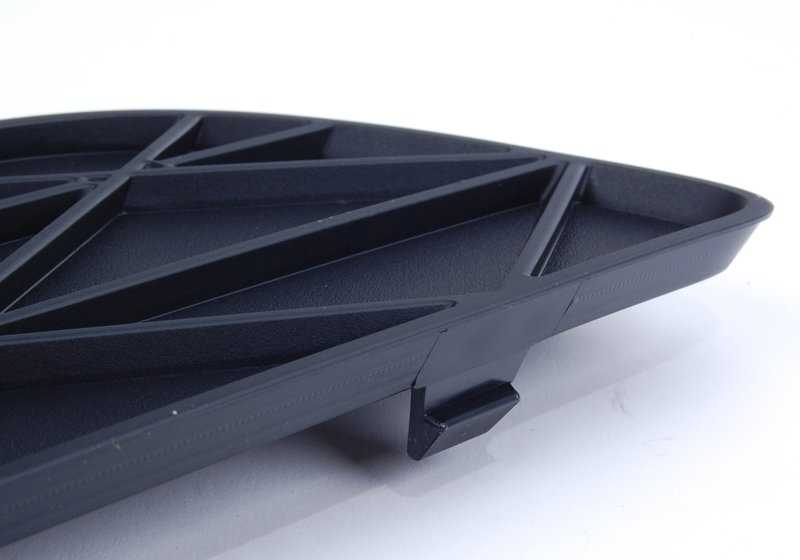 Rejilla cerrada izquierda OEM 51118038287 para BMW X5 E70 (modelos: 3.0d, 3.0sd, 3.0si, xDrive30d, xDrive35i). Pieza original BMW. Ideal para reemplazo en paragolpes delantero lado conductor.