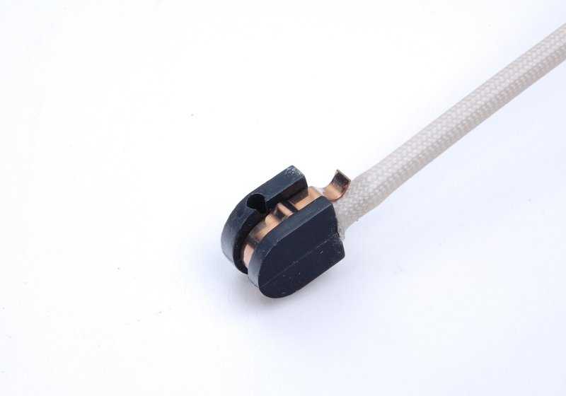 Brake pad set with brake pad sensor for BMW X5 E53 (OEM 34112180419). Original BMW