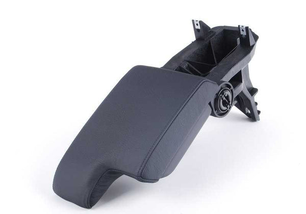 Apoyabrazos de cuero OEM 51168213628 para BMW E46. Original BMW.
