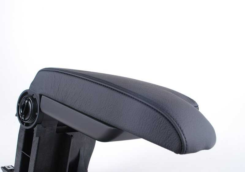 Apoyabrazos de cuero OEM 51168213628 para BMW E46. Original BMW.
