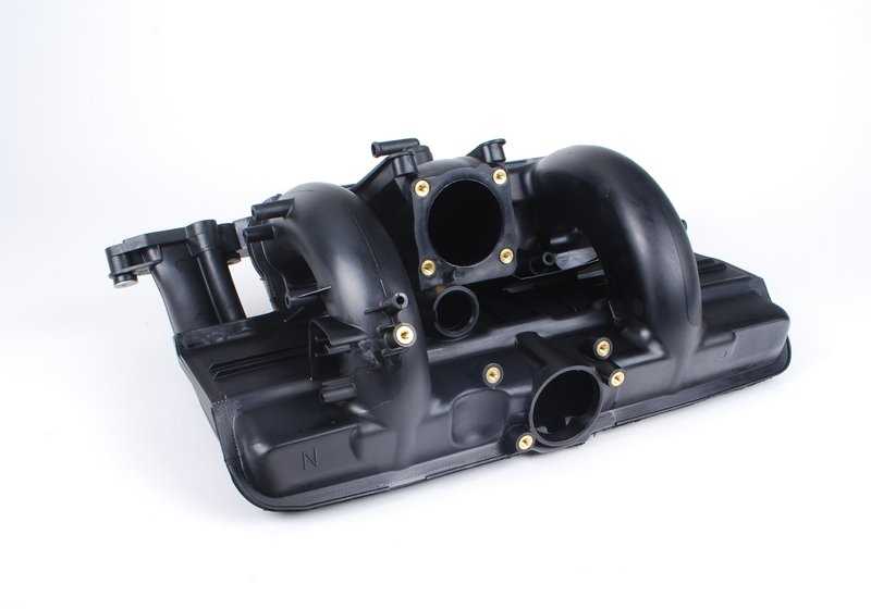 OEM air admission tube 11617525752 for BMW E46, E39, E60, E61, X3 E83, Z4 E85. Compatible with 112879 admission systems, 116239, 117620, 118520, 119956. Original BMW.
