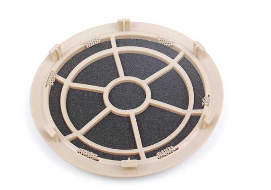 Cubierta de altavoz beige OEM 51417144557 para BMW 3' E90, E91, X1 E84... y más. Original BMW.