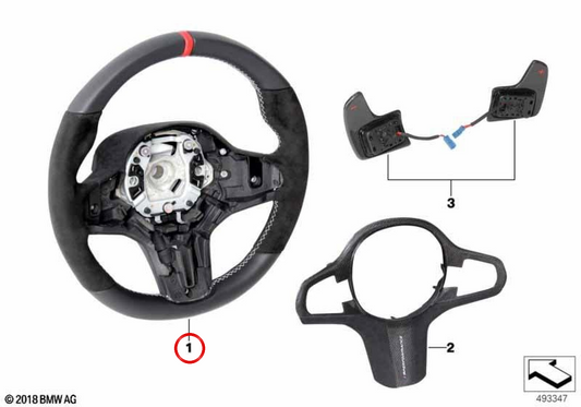 MPRAMETE OEM Storm 32302457069 pour BMW G01, G02. BMW d'origine.