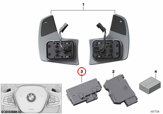HOD OEM control module 32306873930 for BMW F90, G11, G12. Original BMW.