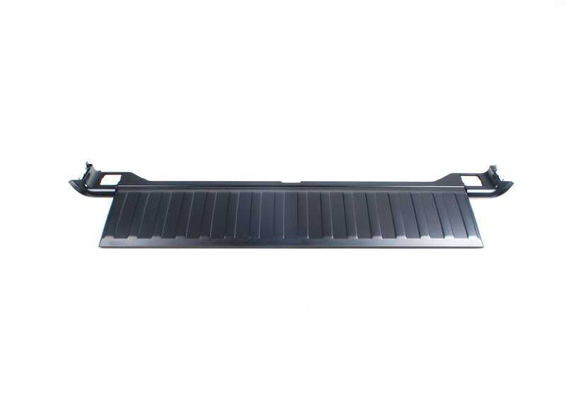 Protector de borde de maletero negro OEM 51476955000 para BMW X5 E70 3.0d, 3.0sd, 3.0si, 3.5d, 4.8i. Original BMW.