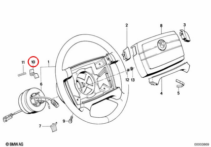 OEM -Managementhebel 32341156219 für BMW E30, E28, E34, E24, E32. Original BMW.