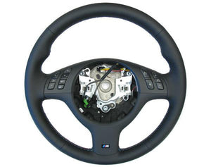 M-Lenkrad für Bmw E46 mit Zierleiste und Multifunktion. Original