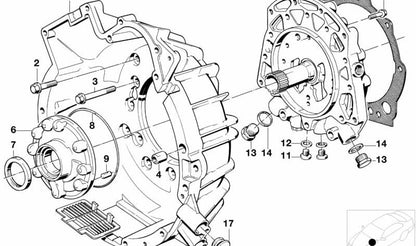 Tapón de cierre OEM 21111225047 para BMW E30, E12, E28, E34, E24, E23, E32 y Z1. Compatible con varias cajas de cambio Getrag. Original BMW.