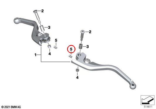 OEM spring 32729443619 for BMW motorcycles R 18, R 18 Classic, R 18 Roctane, R 18 B, R 18 Transcontinental. Original BMW Motorrad.