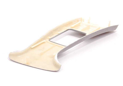 Cubierta interior pilar central izquierdo OEM 51438138853 para BMW E34 518i, 518g. Color gris plata. Original BMW.