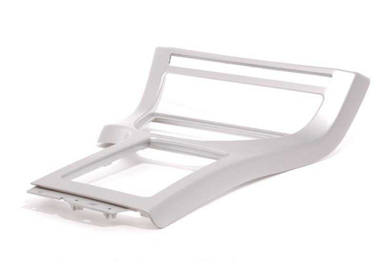 Silberformung der zentralen Konsole für BMW E53. Original BMW