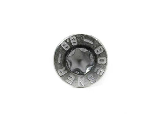 Tornillo avellanado Torx OEM 51211928850 para BMW E30, E36, E46, E34, E60, E61, E63, E64, E32, E65, E66, E31, E53. Original BMW.