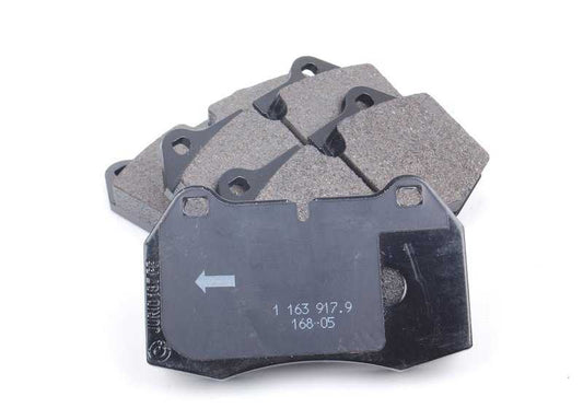 Kit de reparación de pastillas de freno sin amianto OEM 34111163923 para BMW E31. Original BMW.