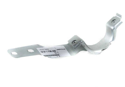 Soporte del sistema de escape OEM 18311728409 para BMW E36. Pieza original BMW. Ideal para fijar correctamente el escape bajo el vehículo. Compatible con versiones que montan transmisión 5HP18/THMR1.