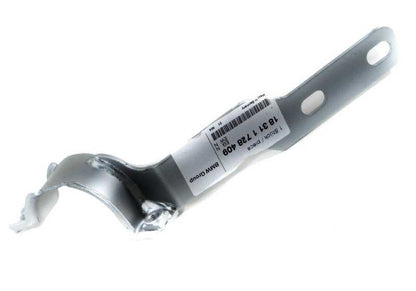 Soporte del sistema de escape OEM 18311728409 para BMW E36. Pieza original BMW. Ideal para fijar correctamente el escape bajo el vehículo. Compatible con versiones que montan transmisión 5HP18/THMR1.