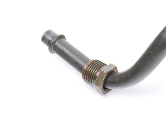 Tubería de refrigeración de aceite con conexión roscada OEM 17221712245 para BMW E34, E32. Original BMW.