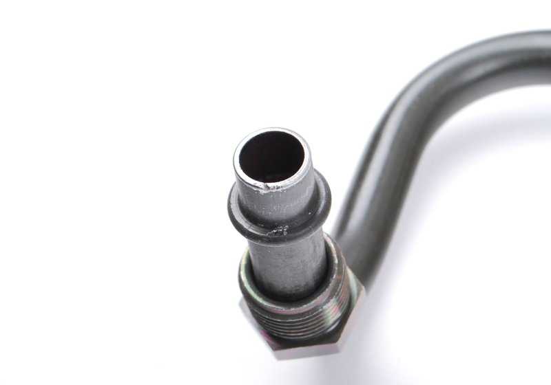 Tubo de conexión de refrigeración de aceite OEM 17221712246 para BMW E34, E32. Original BMW.