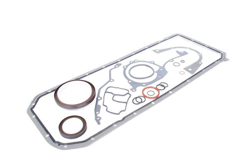 Juego de juntas para bloque motor sin asbesto OEM 11111432478 para BMW E36, E46, E39, E60, E61, E38, E65, E66, E83, E53, Z3, E85. Original BMW.