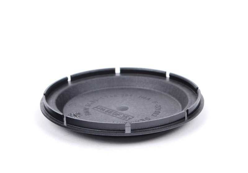Tapa protectora para polea tensora OEM 64551748384 para BMW E36, E34, Z3. Original BMW.