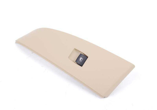 Interruptor alzacristales lado acompañante beige OEM 61316951958 para BMW Serie 5 E60, E61. Original BMW.