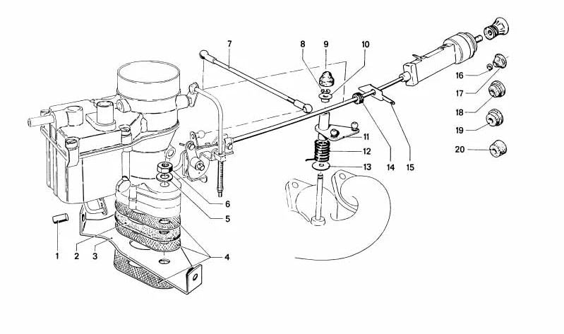 Junta sin amianto OEM 13119065091 para BMW E30, E28, E21, E12, E34, E24, E23. Original BMW.