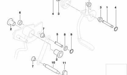 Anillo de retención OEM 07119904622 para BMW Motorrad E30, E36, E28, E34, E32, Z3. Pieza original BMW Motorrad.