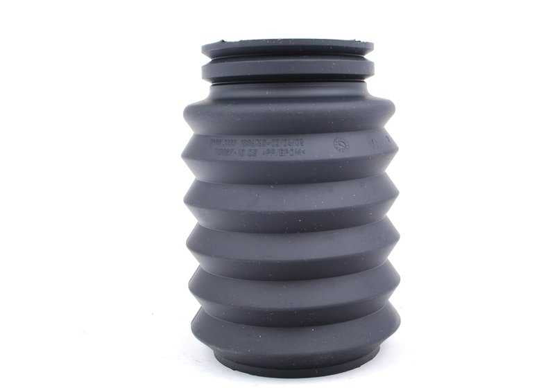 Kit de reparación con protector y tope de suspensión delantero OEM 31302290315 para BMW E46. Solo válido hasta año 09/2001. Contiene tope y tubo de protección. Original BMW.