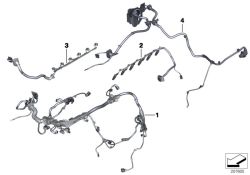 Mais fiação do módulo de injeção do motor para BMW E90N, E91N, E92N, E93N (OEM 12517811188). BMW original