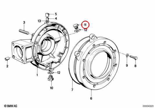 Tappo di chiusura M14x1,5-ZNS OEM 33111451349 per moto BMW R850GS, R1100GS, R1150GS, R1150GS Adventure, K1200RS, K1200GT, K75, K100… e altro. Originale BMW Motorrad