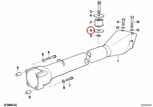 OEMEEL CUMBER 33172294249 for BMW Z1 (E30). Original BMW.