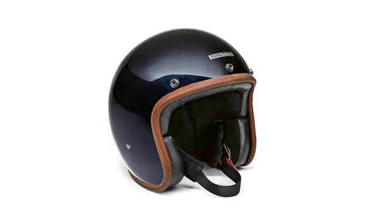 Casco Bowler azul oscuro metallic talla XS OEM 76318699484 para motos BMW. Original BMW Motorrad.