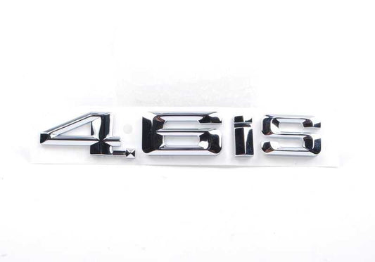 Emblem côté gauche 4.6is OEM 51147056055 pour BMW E53 X5. BMW d'origine.