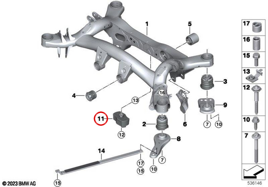 Terra de impedância OEM 33306880082 para BMW G20, G21, G26. BMW genuíno.