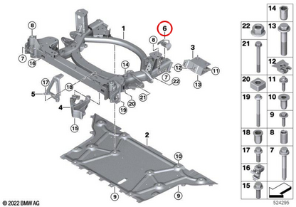 Coperchio OEM 33308838111 per BMW G26. BMW originale.