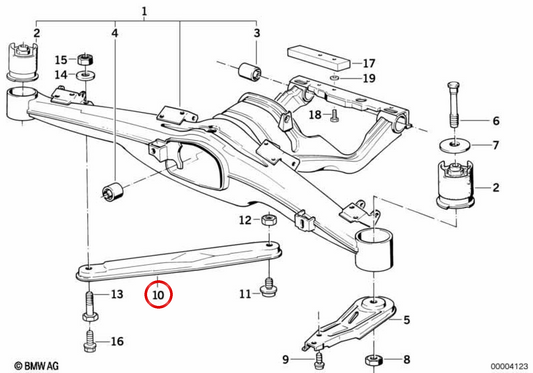 ARME DE STABILISATION DU SORTE OEM 33311134154 pour BMW E32. BMW d'origine.