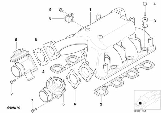 Profildichtung para BMW 7 E38 Series, E65 (OEM 11610004356). BMW original