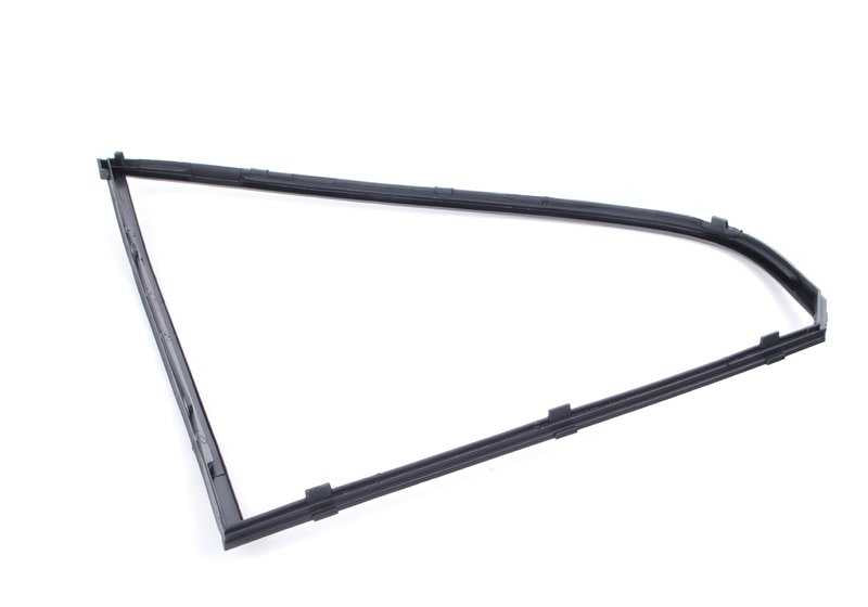 Marco derecho del cristal de la puerta OEM 51348186184 para BMW E39. Original BMW.